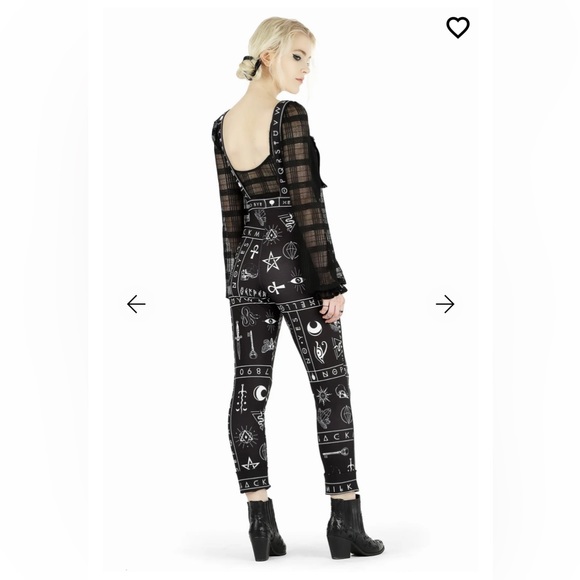 Blackmilk Ouija Board Overalls - Picture 3 of 6